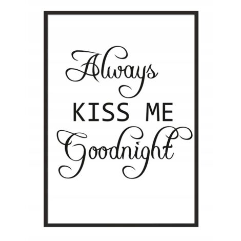 AFFICHE PHOTO ENCADRÉE 33x43 cm Kiss P013 (1/5)