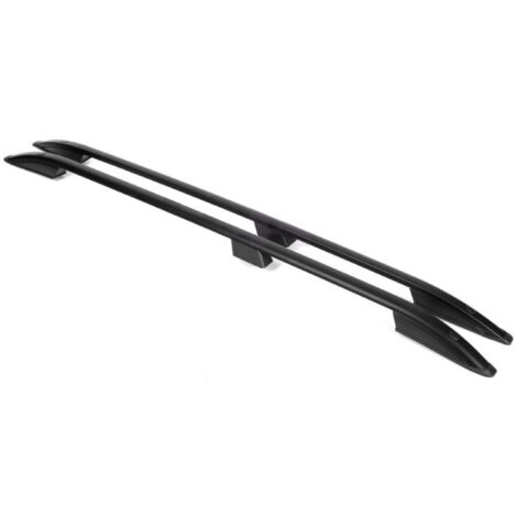 Barres de toit Porsche Cayenne SUV 2003-2010 – Aluminium noir – Capacité de charge 75 kg – Installation facile sans garniture (1/5)