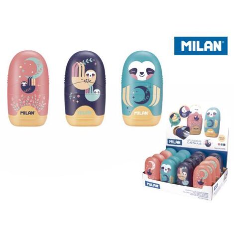 Taille-crayon 1 Trou Capsule Copper Avec Gomme, Présentoir De 12 Pieces Ass 01071631 Taille-crayon 1 Trou Capsule Copper Avec Gomme, Présentoir De 12 Pieces Ass 01071631