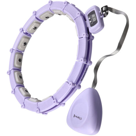 HHM14 HULA HOP VIOLET AVEC AIMANTS ET POIDS + COMPTEUR HMS (1/5)