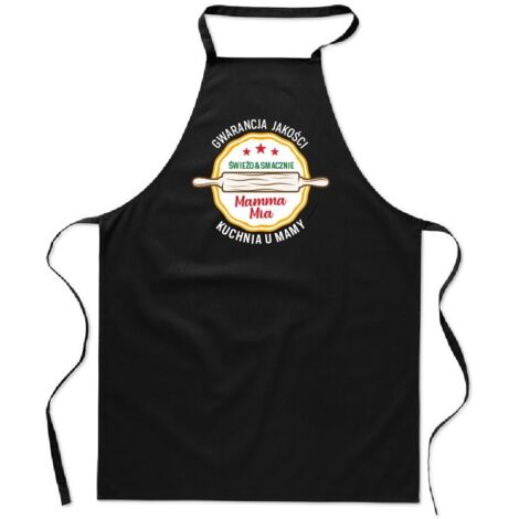 TABLIER DE CUISINE EN COTON AVEC IMPRIMÉ CUISINE DE MAMAN cadeau femme pour
