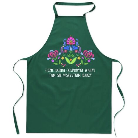TABLIER DE CUISINE IMPRIMÉ Folklore polonais BONNE FEMME AU FOYER cadeau femme (1/4)