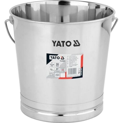 SEAU / CONTENEUR EN ACIER INOXYDABLE 16 L - YG-00651 (1/3)