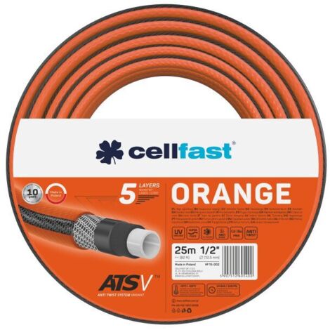 Tuyau d'arrosage Cellfast orange 3/4" 25 m