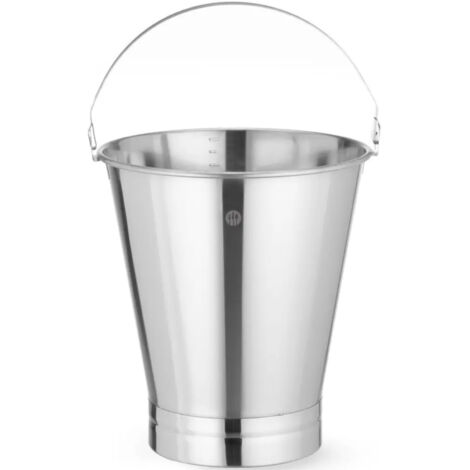 Seau gastronomique pour la cuisine, en acier, avec anneau - Hendi 516706 (1/2)