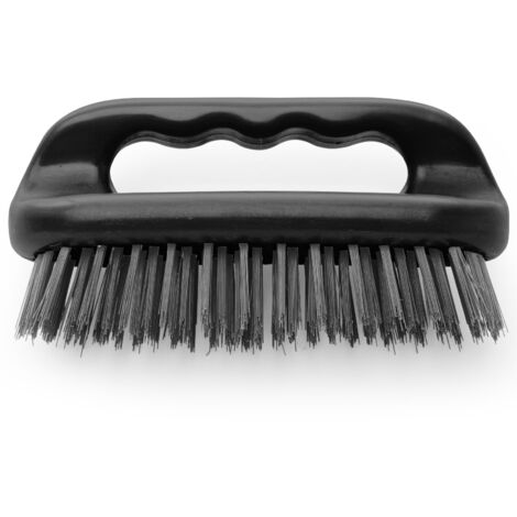 Brosse pour barbecue, courte, avec poils en acier, 150 x 55 mm - Hendi 525562 (1/3)