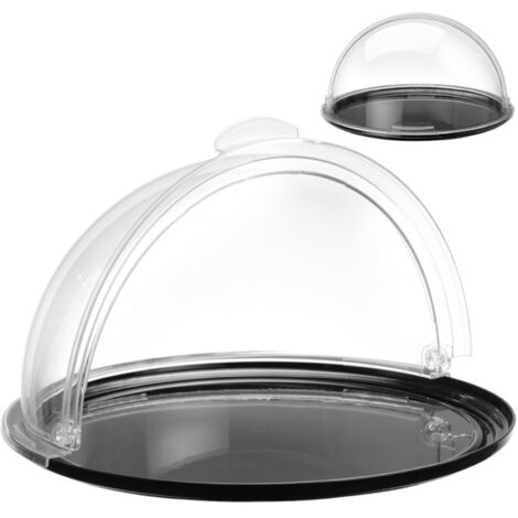 Plateau de présentation rond avec couvercle à enroulement, diamètre 215 mm - Hendi 203552 (1/5)