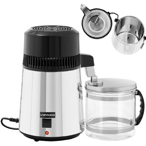 Distillateur d'eau - Uniprodo - Cruche en verre - Puissance : 820 W - Capacité : 4 l (1/5)