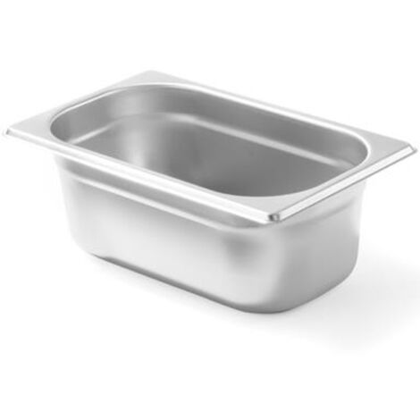 Bac GN 1/4, hauteur 100 mm, inox - Hendi 800539 (1/2)