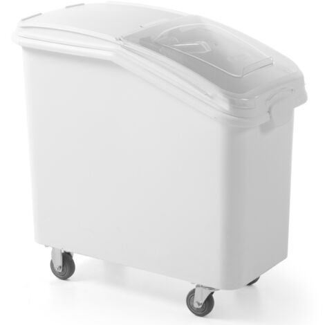 Chariot de transport sur roulettes pour produits alimentaires en vrac, capacité 98L (1/3)
