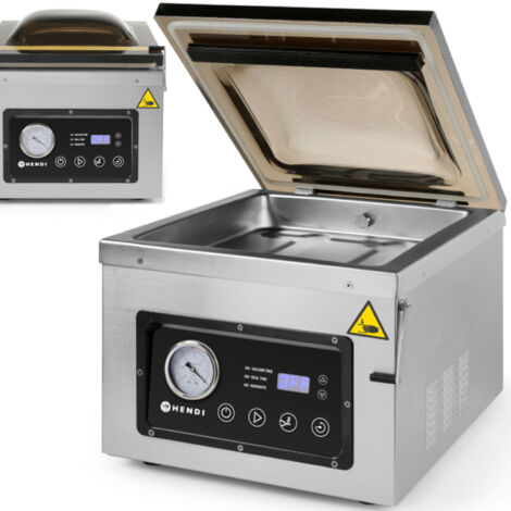 Machine d'emballage sous vide à cloche avec pompe à huile 300 mm 950 W PROFI LINE 300 Hendi 201435