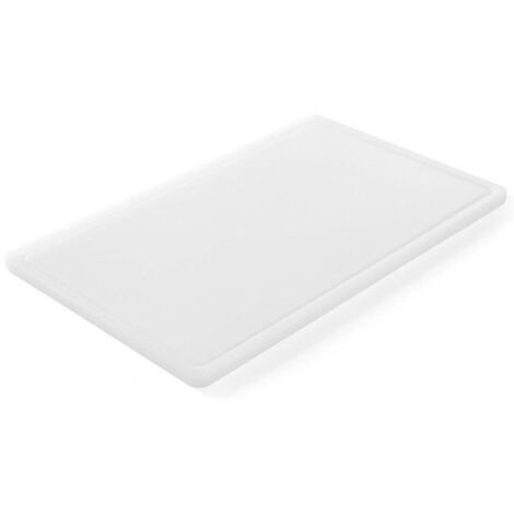Planche à découper HACCP pour produits laitiers GN 1/2 blanche - Hendi 826102