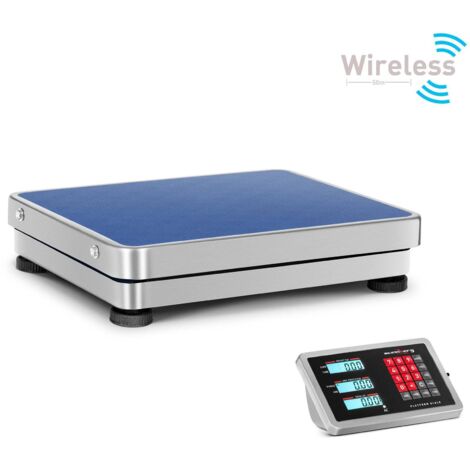 Steinberg Systems – Balance plate-forme sans fil WiFi 150 kg – Précision 0,01 g – Panneau de commande pratique – Pour usage professionnel et personnel