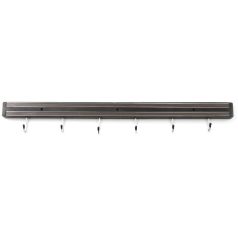 Porte-couteaux magnétique avec crochets, longueur 600 mm - Hendi 820407 (1/3)
