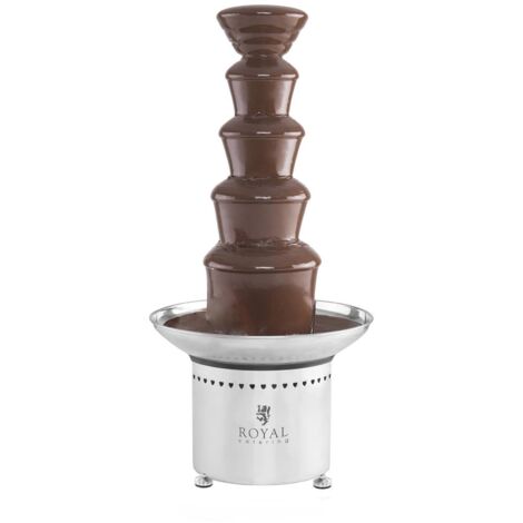 Fontaine à chocolat pour chocolat 5 étages 6 kg Royal Catering RCCF-65W4