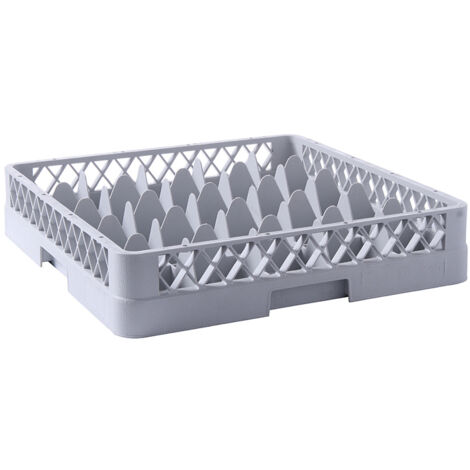 Panier lave-vaisselle pour verres et verres, 25 pièces, 50 x 50 cm - Hendi 877036