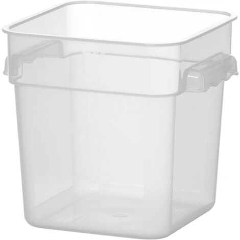 Boîte de conservation alimentaire graduée 3,8 l 190 x 190 x 180 mm - Hendi 870914 (1/2)