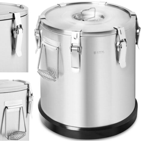 Conteneur isotherme pour le transport des aliments en acier 22 l (1/5)