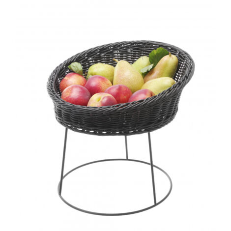 Présentoir buffet pour corbeille de fruits et pain, diamètre 250x180 mm - Hendi 426814