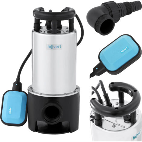 Pompe immergée - hillvert - Puissance : 1 100 Watt - Débit max. : 16 000 l/h - Commutateur flottant (1/5)