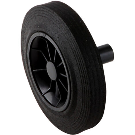 KICHOUSE Essieu de Roue pour Poubelle 48 Cm en Fer Robuste, Tige Métallique Résistante, Remplacement pour Poubelle Industrielle, Usage Hôtelier et Restauration, Accessoire de Maintenance
