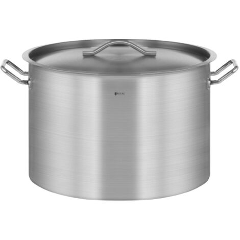 Marmite gastronorme avec couvercle, en acier inoxydable, pour plaques à induction, 113 L (1/5)