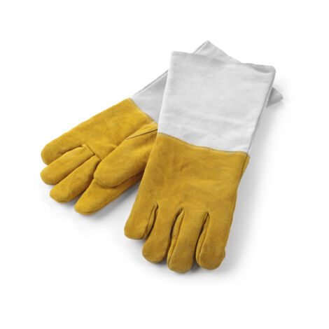 Gants de cuisine en cuir de protection thermique - Hendi 556689 (1/3)