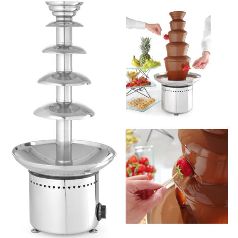 Fontaine à fondue au chocolat, 5 niveaux, acier, 265 W - Hendi 274156 (1/5)