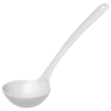 Louche à sauce en mélamine, blanche, 0,07 l - Hendi 563502 (1/2)