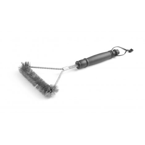 Grille de barbecue en acier inoxydable avec brosse métallique en forme de Y 310 x 170 mm - Hendi 525425 (1/3)