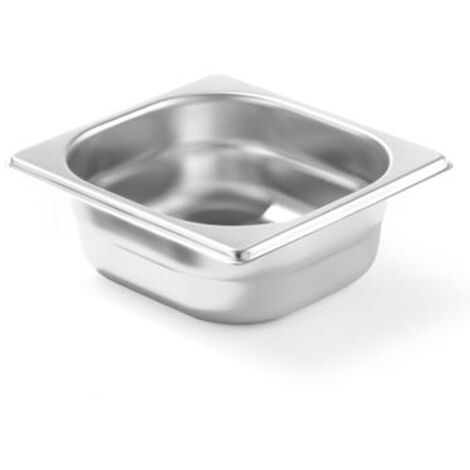 Bac GN 1/6, inox, Profi Line, hauteur 100 mm - Hendi 801727 (1/3)