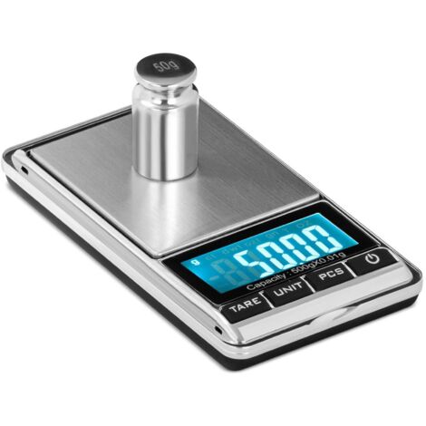 Balance de poche de précision pour bijoux, comptage de pièces, LCD, 500 g / 0,01 g (1/5)