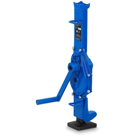 MSW – Cric à crémaillère 1 500 kg – Hauteur de levage 895 mm – Construction en acier robuste – Pour soulever véhicules et charges lourdes (1/7)