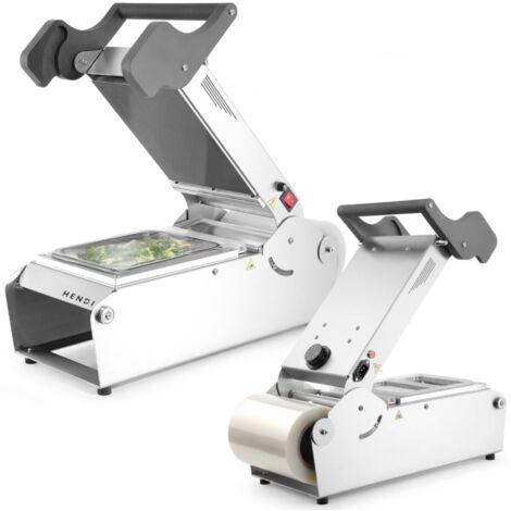 Machine à sceller les barquettes repas à emporter + matrice 700 W - Hendi 976722