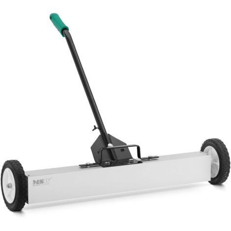 MSW – Balayeuse magnétique 75 cm – Manche télescopique 73-100 cm – Roues solides 18 cm – Nettoyage efficace des surfaces métalliques (1/7)