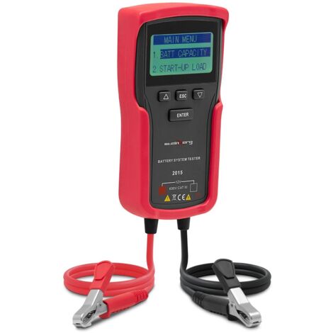 Steinberg Systems – Testeur de batterie numérique 9-18V – Plage de test 3-250Ah – Résistance interne 0-99mΩ – Écran LCD lisible (1/4)
