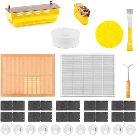 Kit apiculteur - Wiesenfield - Piège à pollen : 390 x 340 x 140 mm - Grille à reine : 510 x 410 mm