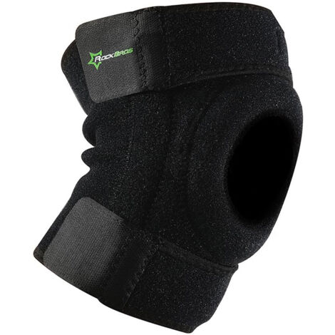 Genouillère, protection sportive pour le genou, la rotule et l'articulation du genou, taille M - noir (1/5)