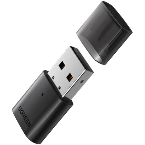 Adaptateur émetteur-récepteur Bluetooth 5.0 USB-A noir (1/5)