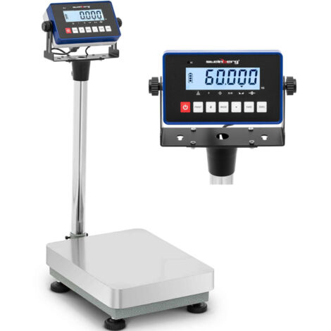 Steinberg Systems – Balance plateforme 60 kg – Résolution 0,002 kg – Surface 300 x 400 mm – Écran LCD – Autonomie 24h – Installation facile avec trépied (1/5)