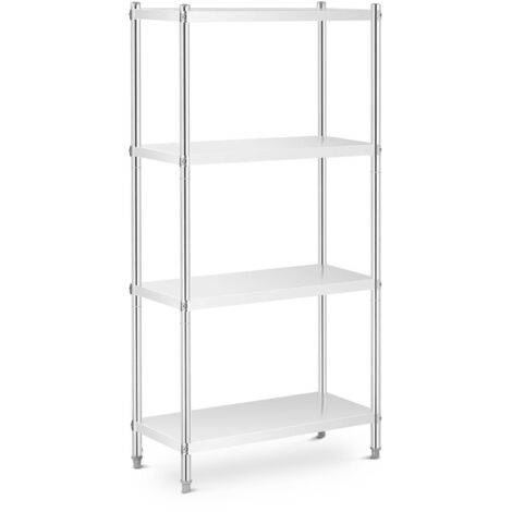 Étagère de rangement en métal pour la restauration jusqu'à 200 kg 90 x 40 x 180 cm (1/5)