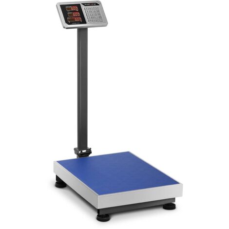 Steinberg Systems – Balance plateforme 150kg – Plateau 60 x 45 cm – Affichage LED – Clavier résistant à l'eau – Pour entrepôts et bureaux de poste (1/6)