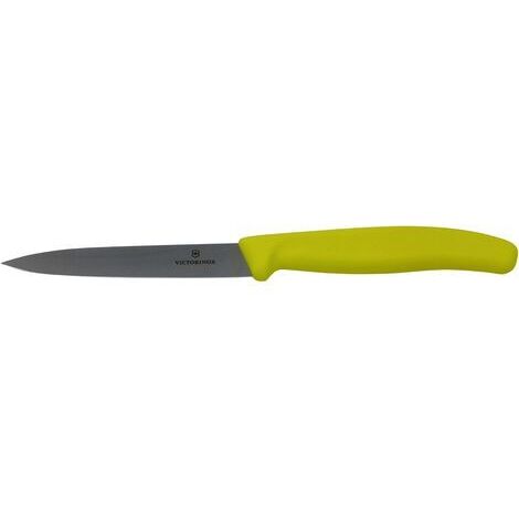Couteau à légumes lisse, longueur 100/212 mm - jaune (1/2)