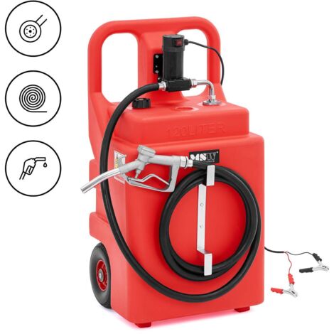 Réservoir à gasoil - MSW - Volume : 120 l - Deux roues - 37 l/min (1/6)