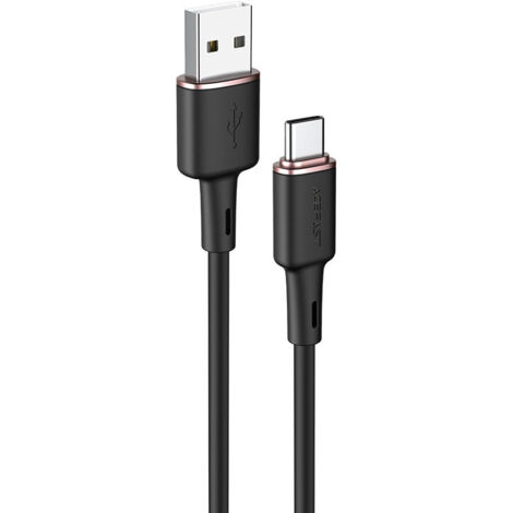 Câble USB-C 3A 1,2 m noir (1/5)