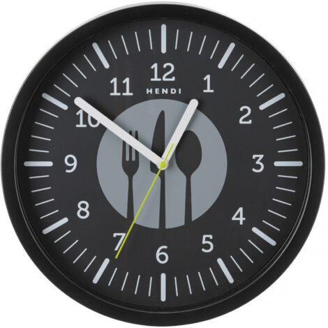 Horloge murale pour cuisine de restaurant, diamètre 356 x 45 mm (1/2)