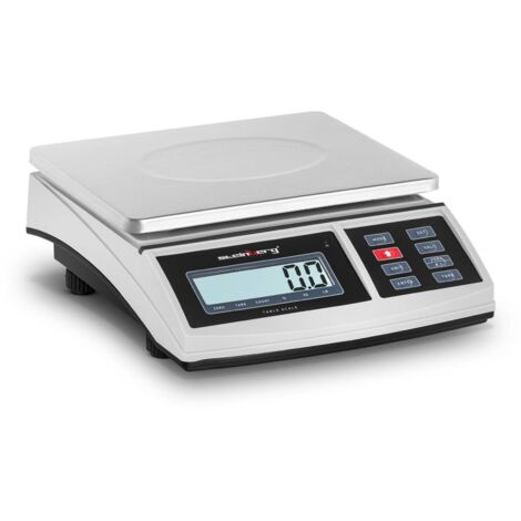 Steinberg Systems – Balance de cuisine 30 kg – Plage de pesée 5 g à 30 kg – Marge d’erreur 1 g – Écran LCD rétroéclairé – Dimensions plateau 210 x 270 mm (1/7)