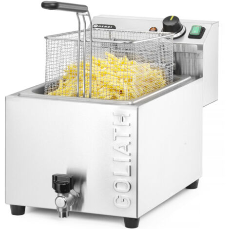 La friteuse la plus puissante avec robinet HENDI GOLIATH 400V 10,2kW 10L (1/5)