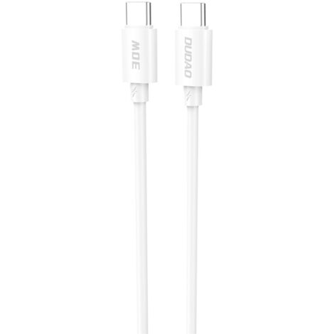 Câble USB-C L4C 30 W 480 Mbit/s 1,2 m - blanc (1/3)