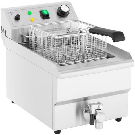 Friteuse commerciale Friteuse électrique en acier inoxydable 6L avec Friteuse commerciale Friteuse électrique en acier inoxydable 6L avec